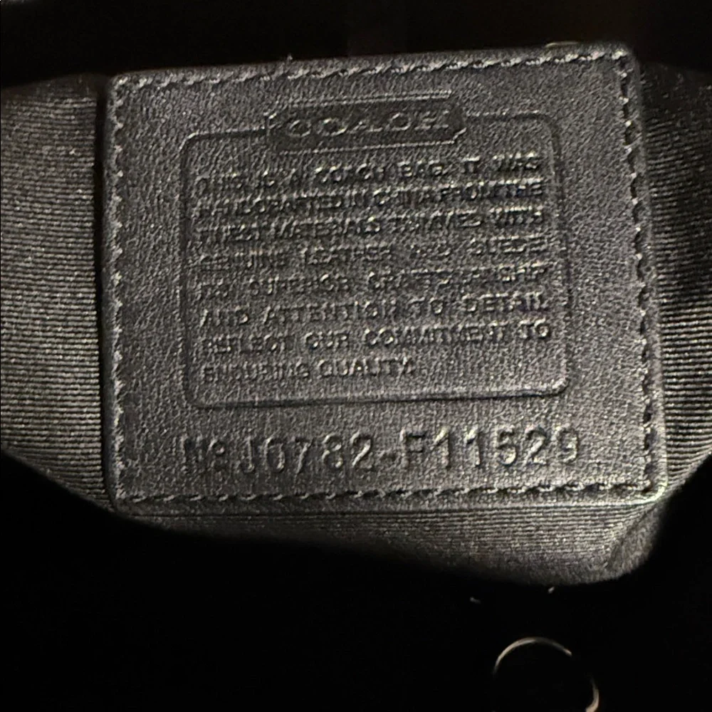 Coach Signature Tote Bag